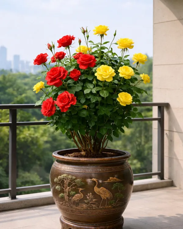 Rare_Multi_Color_Rose_Flower_Hybrid_Live_Plant