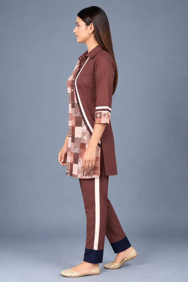 Mocha_Mosaic_Reyon_Co-Ord_Set_with_Matching_Free_Scrunches