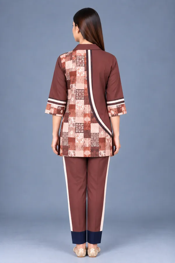 Mocha_Mosaic_Reyon_Co-Ord_Set_with_Matching_Free_Scrunches