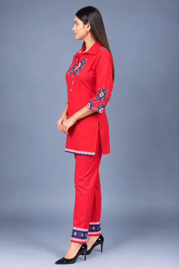 Scarlet_Sapphire_Reyon_Co-Ord_Set_with_Matching_Free_Scrunches