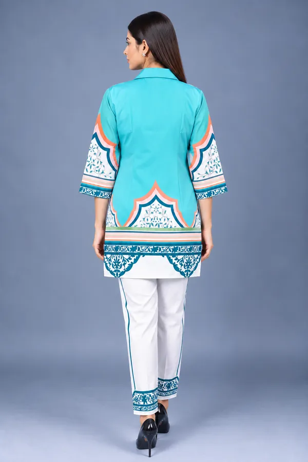 Aqua_Azure_Reyon_Co-Ord_Set_with_Matching_Free_Scrunches