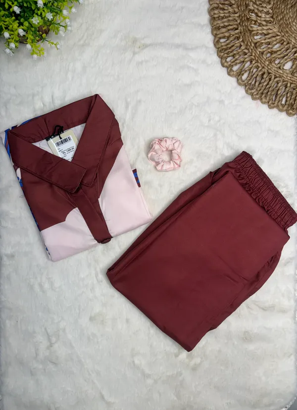 Peach_Paisley_Royale_Rayon_Co-Ord_Set_with_Free_Matching_Scrunchies