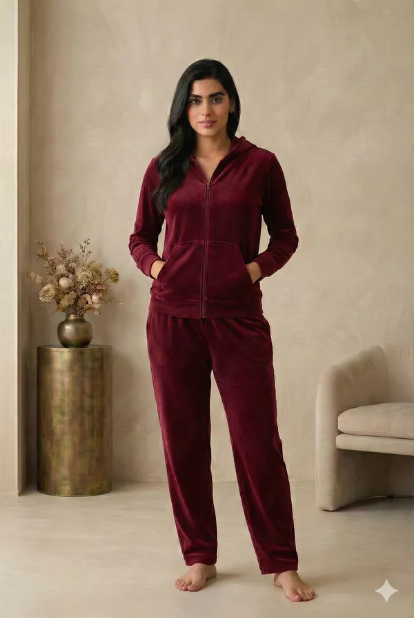 Spiced_Merlot(MAROON)_Valvet_Hoody