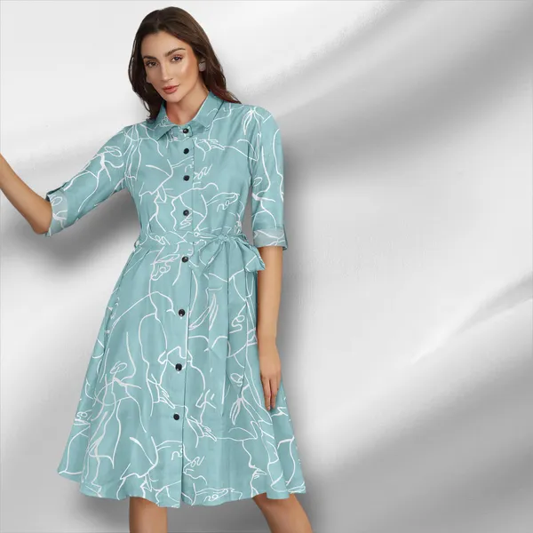 Light_Blue_Ruby_Cotton_Premium_Knee_Length_Dress_For_Women_&_Girls