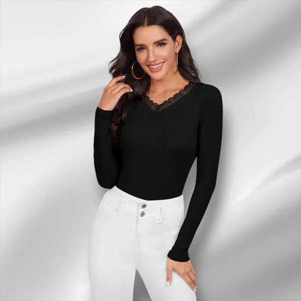 Black_Rib_Cotton_Premium_Full_Sleeve_Top_For_Women_&_Girls