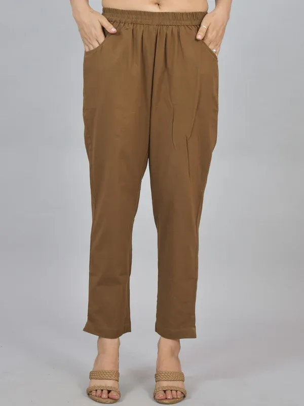 Brown_Cotton_Co-Ord_Set__For_Women