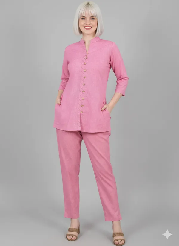 Light_Pink_Cotton_Co-Ord_Set__For_Women