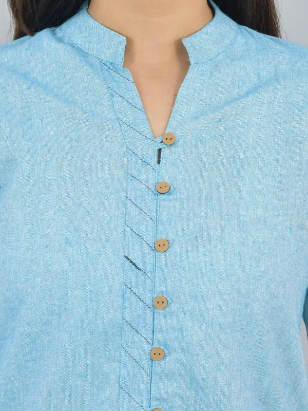 Sky_Blue_Cotton_Co-Ord_Set__For_Women