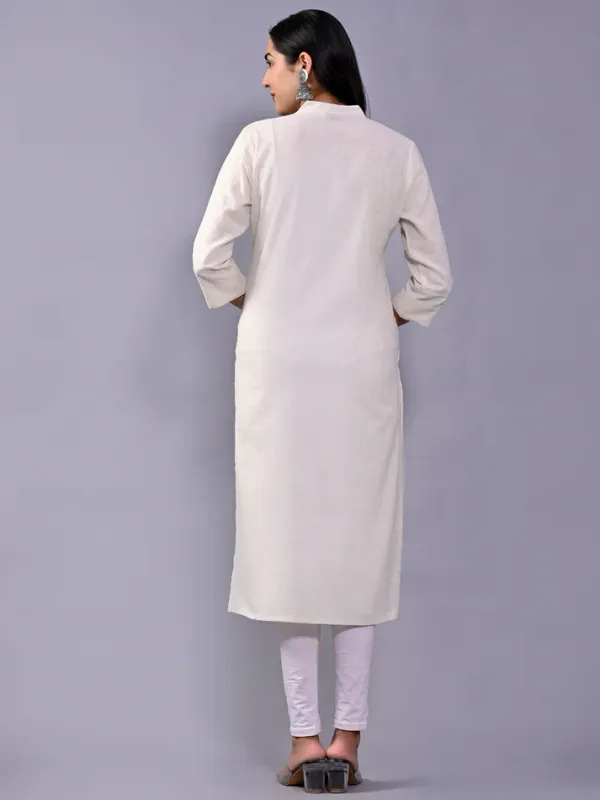 Off_White_Khadi_Cotton_Premium_Kurti_For_Women_&_Girls