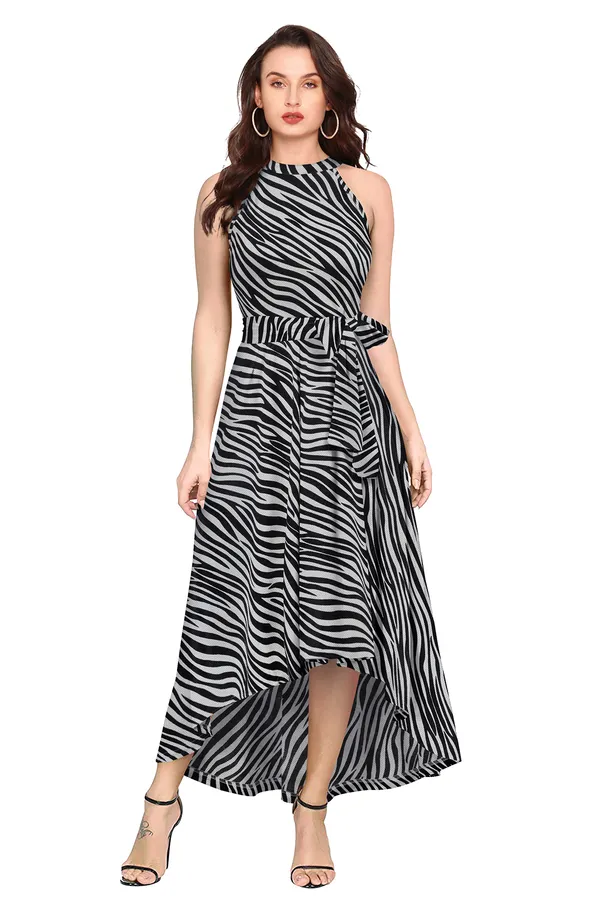 Black_&_White_Knit_Fabric_Premium_Dress_For_Women_&_Girls