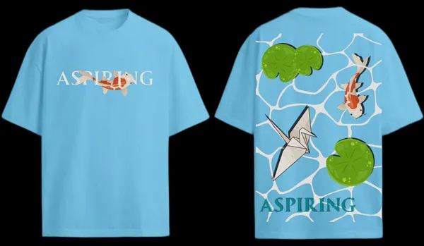 Aqua_French_Terry_Premium_Oversized_T-Shirt