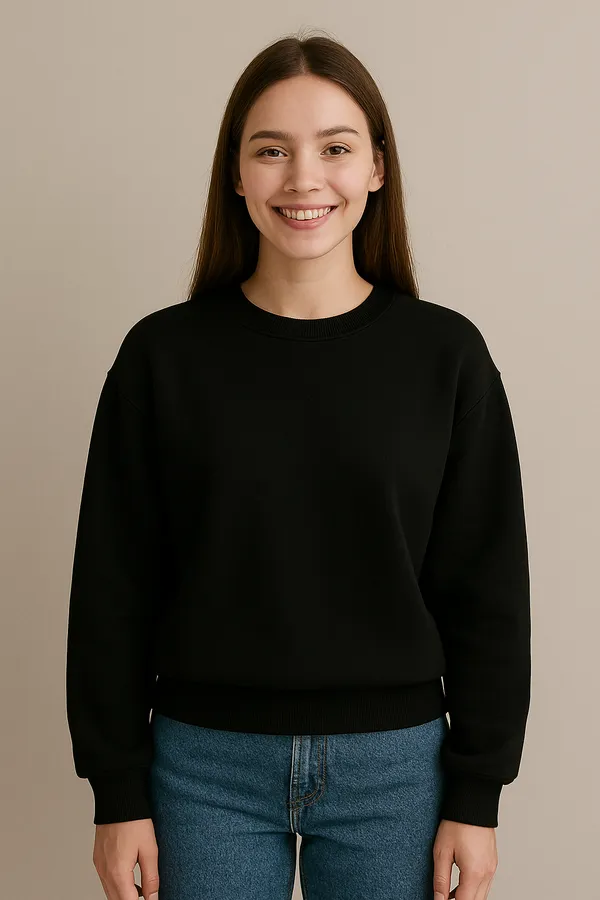 Black_Cotton_Fleece_Premium_Sweatshirt_For_Women_&_Girls