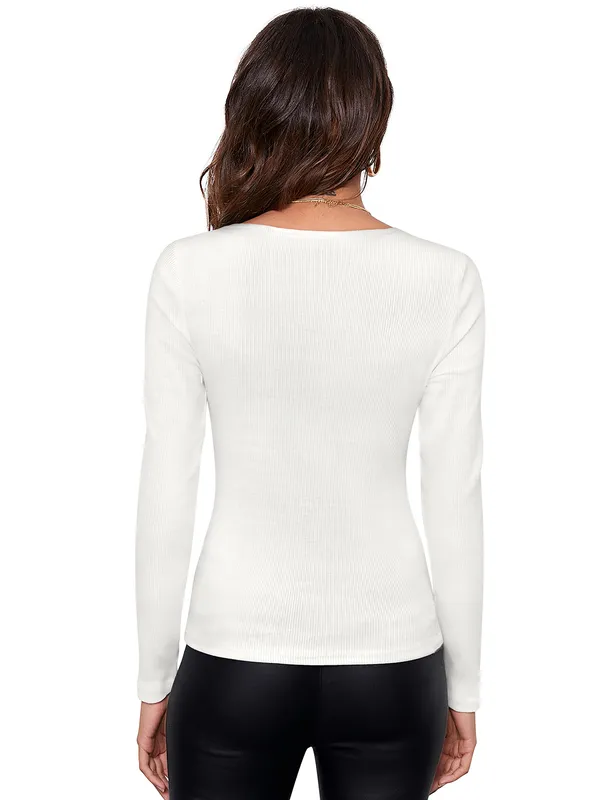 White_Rib_Cotton_Premium_Full_Sleeve_Top_For_Women_&_Girls