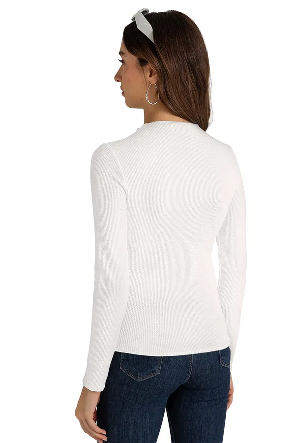 White_Rib_Cotton_Premium_Full_Sleeve_Top_For_Women_&_Girls