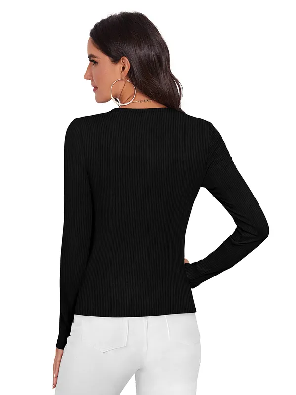 Black_Rib_Cotton_Premium_Full_Sleeve_Top_For_Women_&_Girls