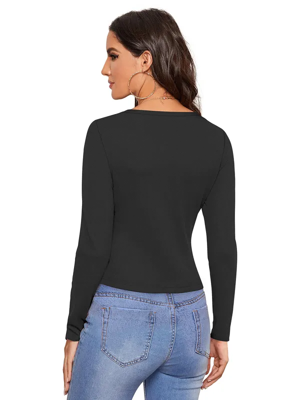Black_Knit_Fabric_Premium_Full_Sleeve_Top_For_Women_&_Girls