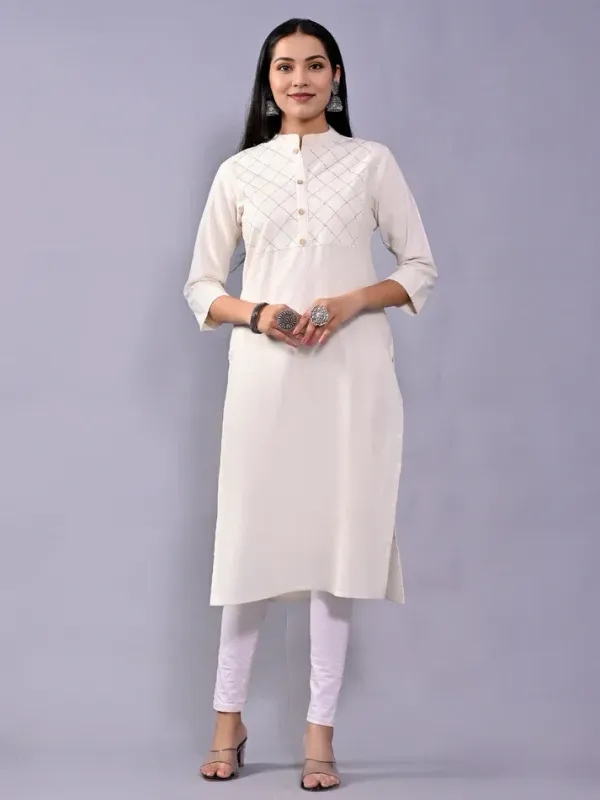 Off_White_Khadi_Cotton_Premium_Kurti_For_Women_&_Girls