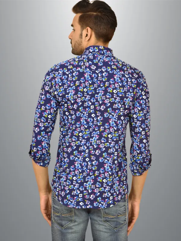 Blue_Crepe_Premium_Shirt_For_Men