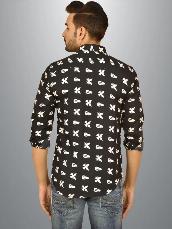 Black_Crepe_Premium_Shirt_For_Men