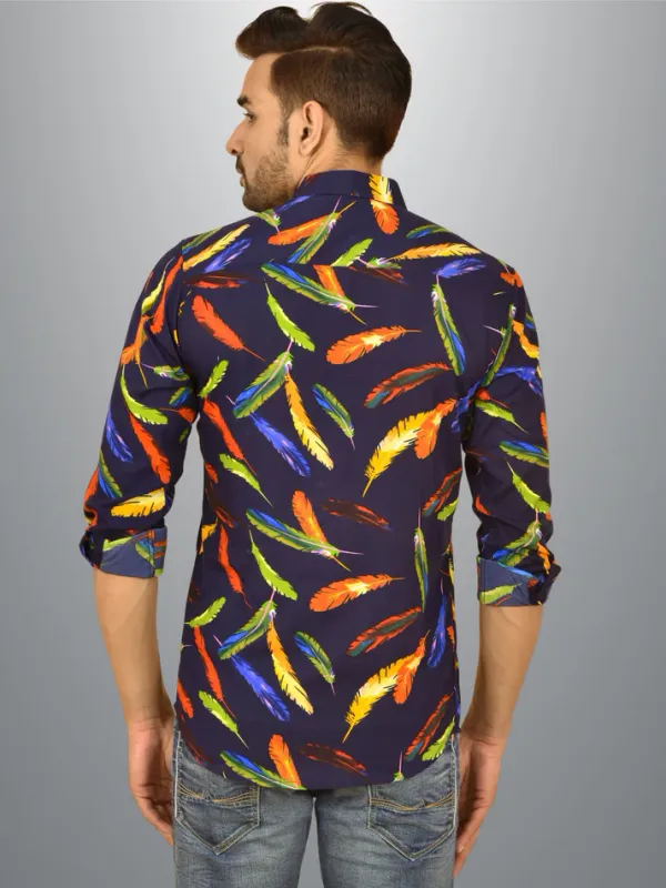 Blue_Crepe_Premium_Shirt_For_Men