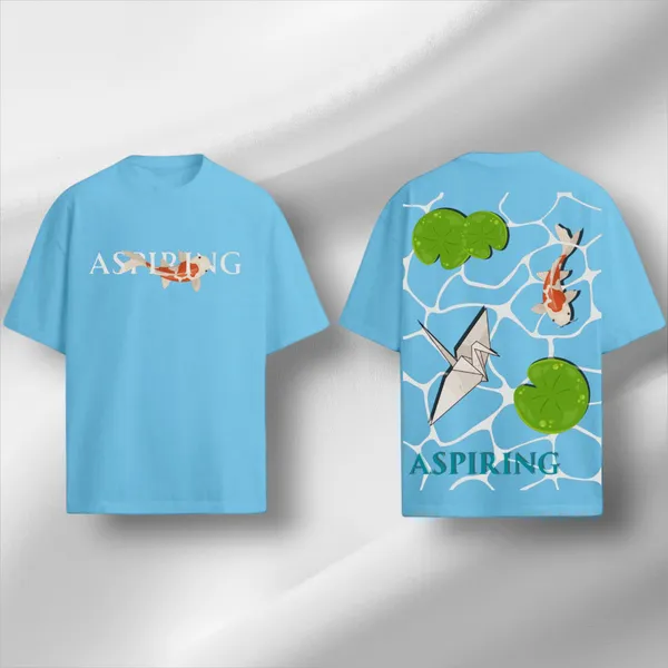 Aqua_French_Terry_Premium_Oversized_T-Shirt