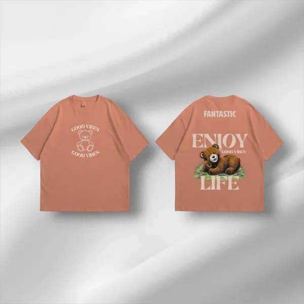 Brown_French_Terry_Premium_Oversized_T-Shirt