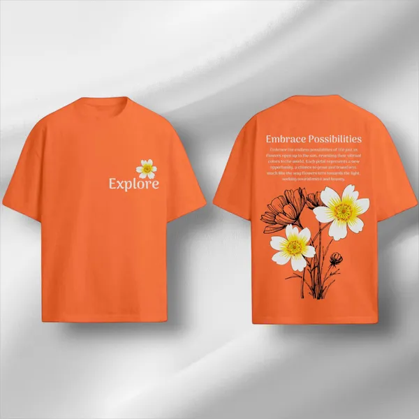 Orange_French_Terry_Premium_Oversized_T-Shirt