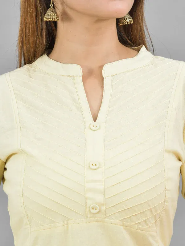 Beige_Cotton_Premium_Kurti_For_Women_&_Girls