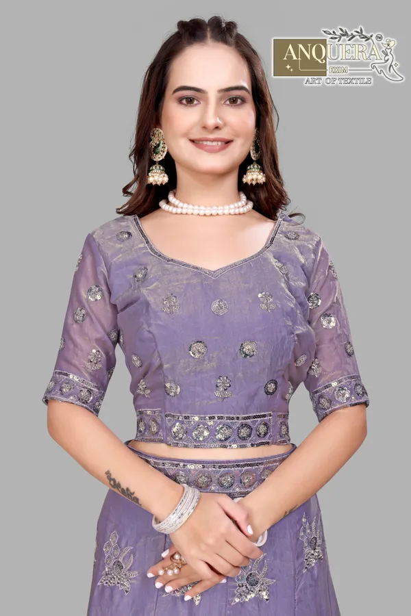 Lavender_Ultra_Satin_&_Net_Semi-Stitched_Lehenga_Set_For_Women