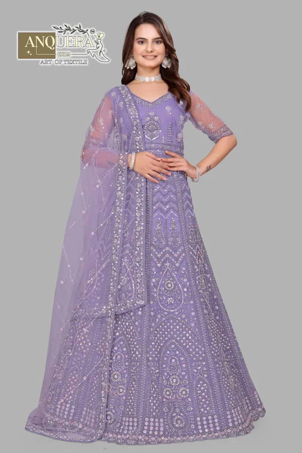 Lavender_Ultra_Satin_&_Net_Semi-Stitched_Lehenga_Set_For_Women