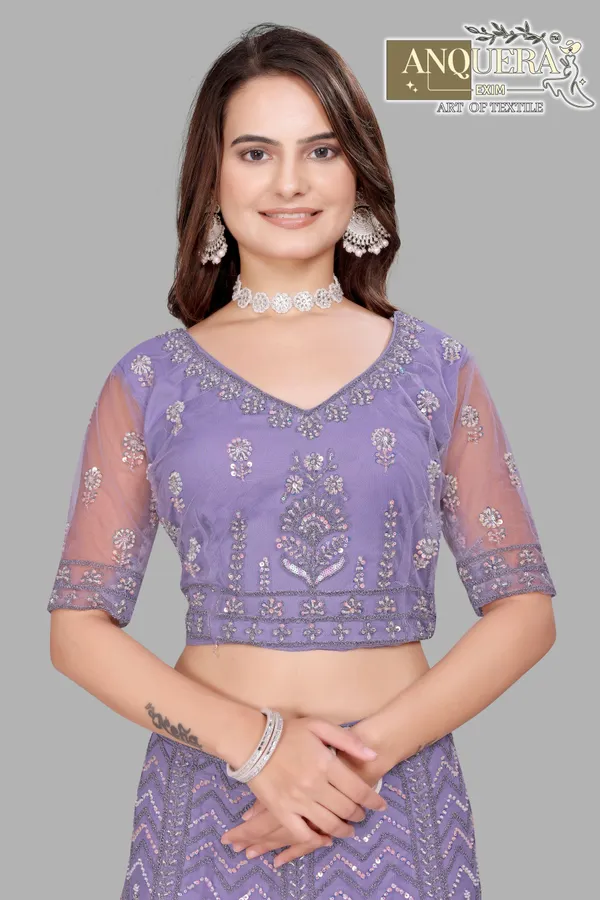 Lavender_Ultra_Satin_&_Net_Semi-Stitched_Lehenga_Set_For_Women