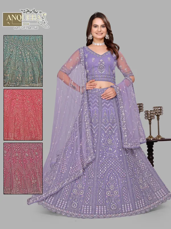 Lavender_Ultra_Satin_&_Net_Semi-Stitched_Lehenga_Set_For_Women