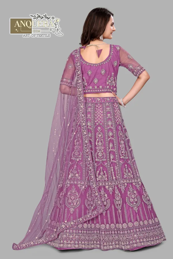 Lavender_Ultra_Satin_&_Net_Semi-Stitched_Lehenga_Set_For_Women