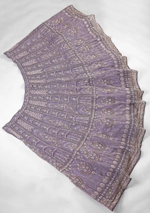 Lavender_Ultra_Satin_&_Net_Semi-Stitched_Lehenga_Set_For_Women