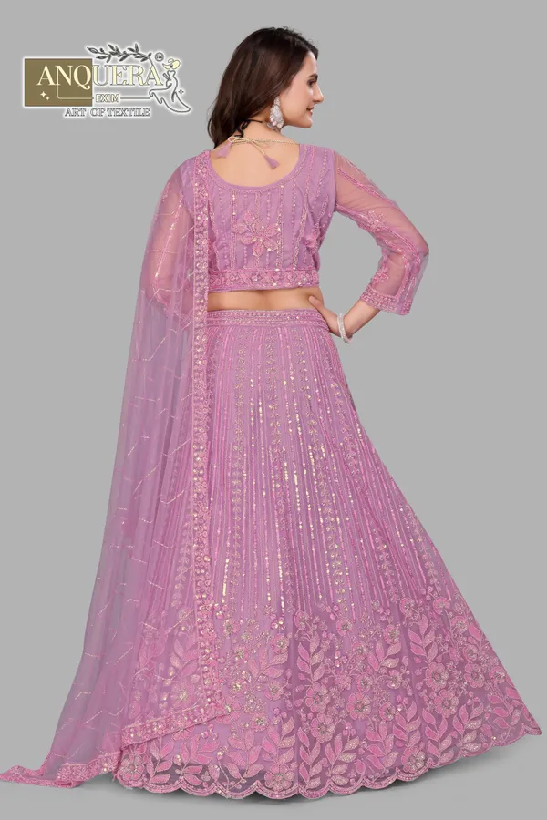 Lavender_Ultra_Satin_&_Net_Semi-Stitched_Lehenga_Set_For_Women
