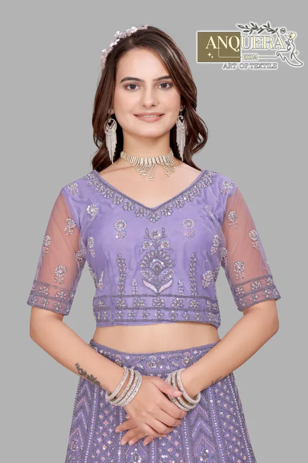 Lavender_Ultra_Satin_&_Net_Semi-Stitched_Lehenga_Set_For_Women