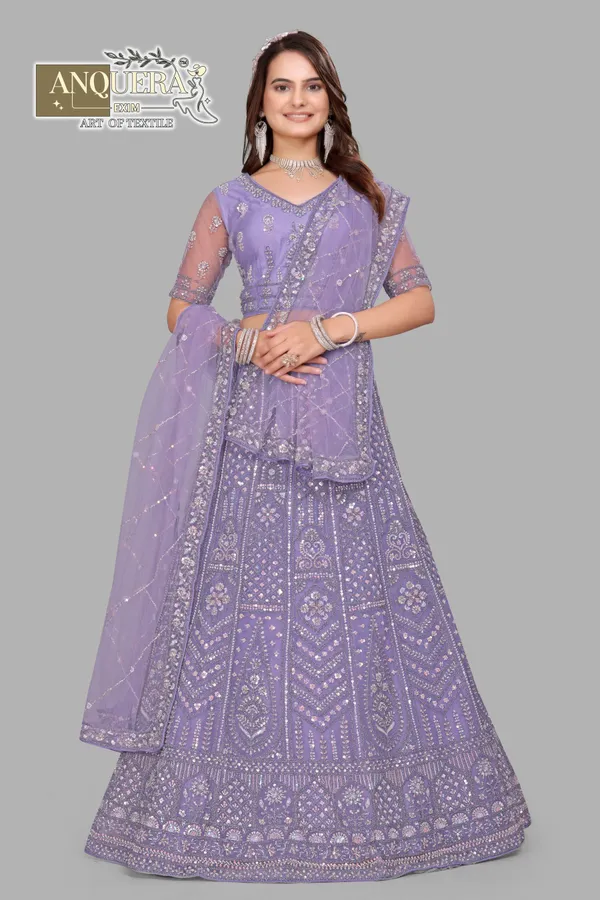 Lavender_Ultra_Satin_&_Net_Semi-Stitched_Lehenga_Set_For_Women