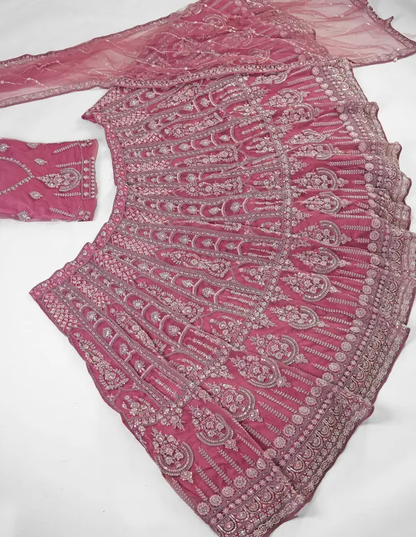 Rani_Pink_Ultra_Satin_&_Net_Semi-Stitched_Lehenga_Set_For_Women