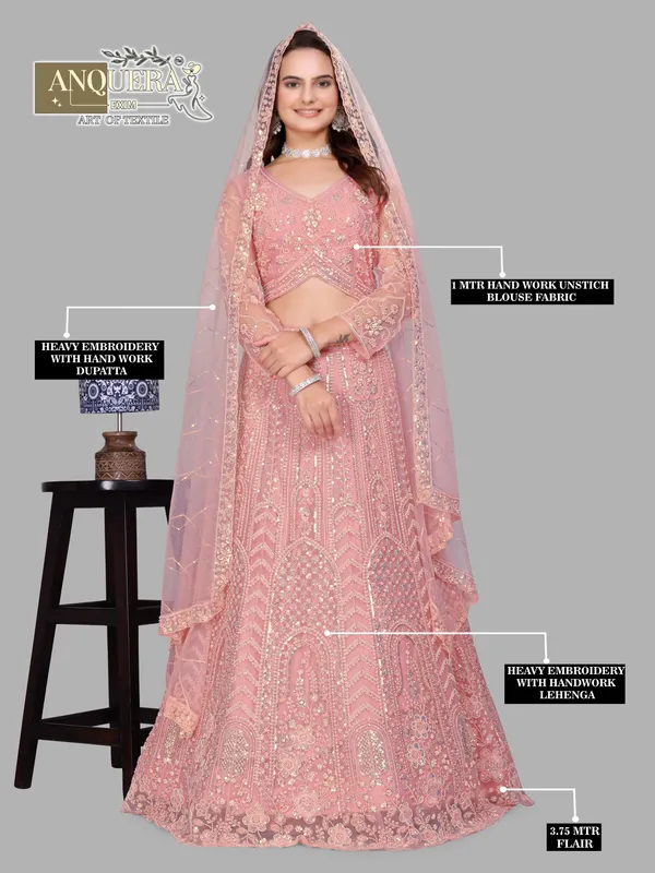 Pink_Ultra_Satin_&_Net_Semi-Stitched_Lehenga_Set_For_Women