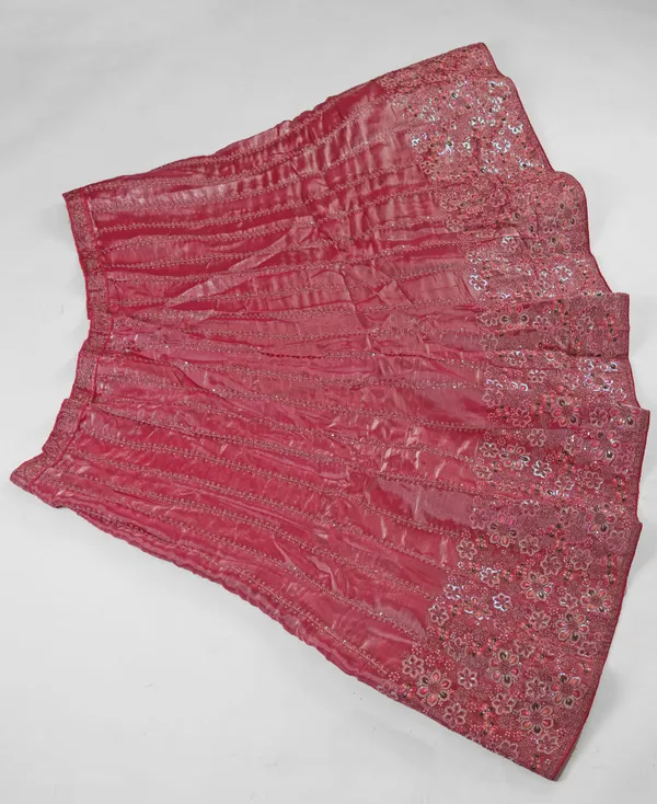 Pink_Ultra_Satin_&_Net_Semi-Stitched_Lehenga_Set_For_Women