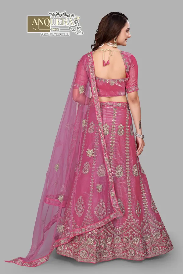 Pink_Ultra_Satin_&_Net_Semi-Stitched_Lehenga_Set_For_Women