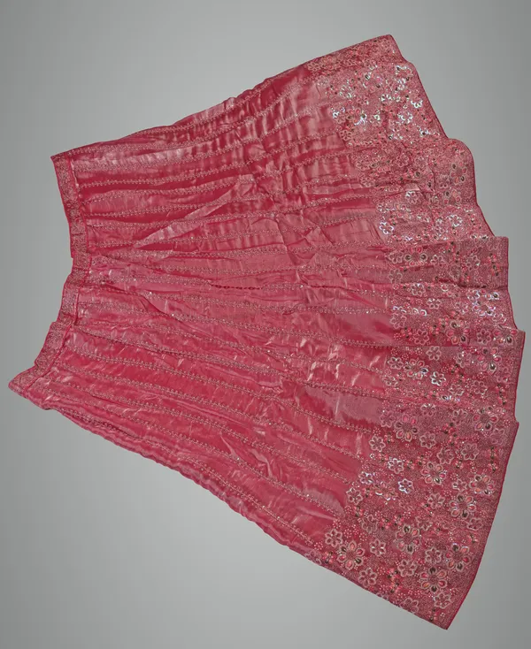 Pink_Ultra_Satin_&_Net_Semi-Stitched_Lehenga_Set_For_Women