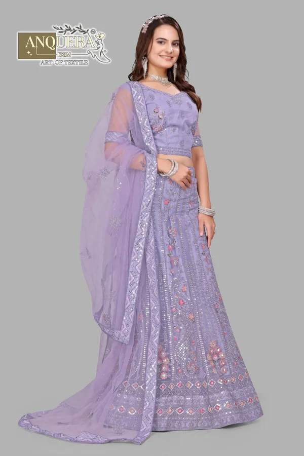 Lavender_Ultra_Satin_&_Net_Semi-Stitched_Lehenga_Set_For_Women