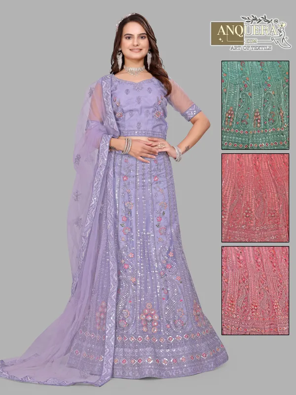 Lavender_Ultra_Satin_&_Net_Semi-Stitched_Lehenga_Set_For_Women