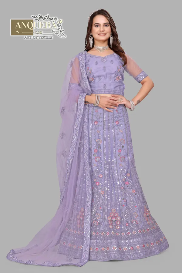 Lavender_Ultra_Satin_&_Net_Semi-Stitched_Lehenga_Set_For_Women