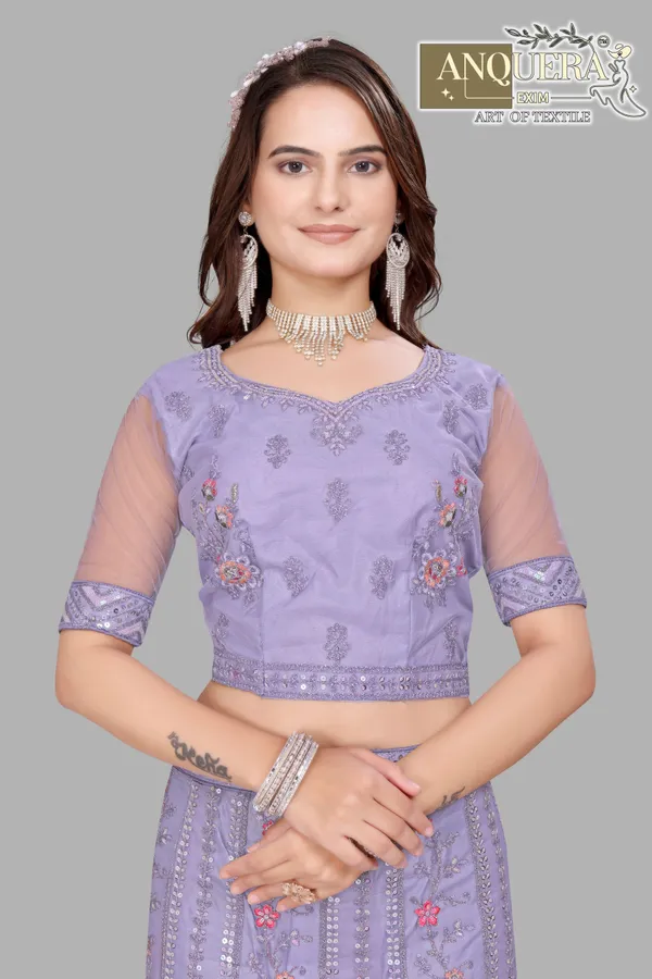 Lavender_Ultra_Satin_&_Net_Semi-Stitched_Lehenga_Set_For_Women