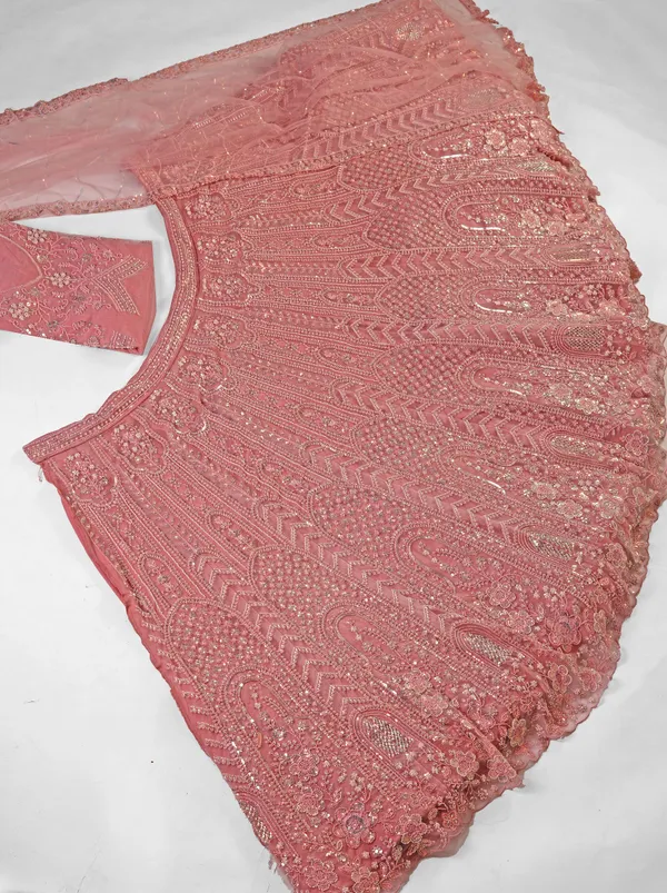 Pink_Ultra_Satin_&_Net_Semi-Stitched_Lehenga_Set_For_Women