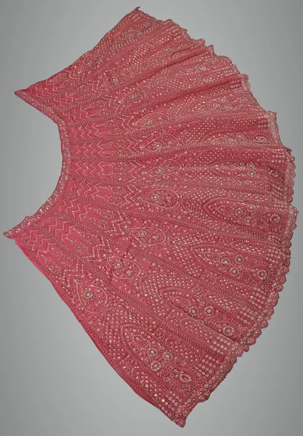 Pink_Ultra_Satin_&_Net_Semi-Stitched_Lehenga_Set_For_Women