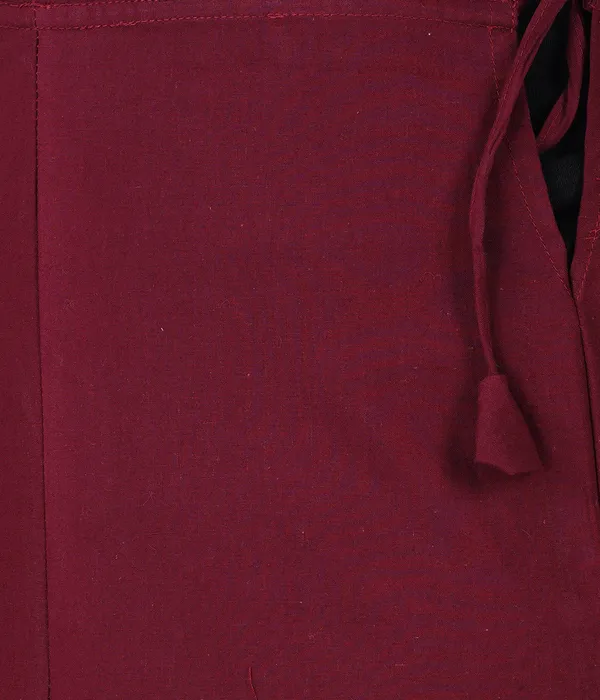 Cotton_Inskirt_/_Petticot-Rosewood_Maroon