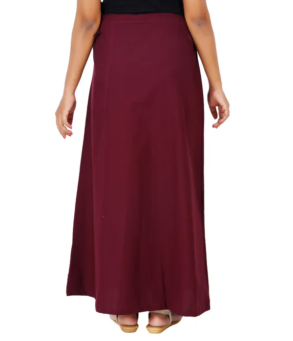 Cotton_Inskirt_/_Petticot-Rosewood_Maroon